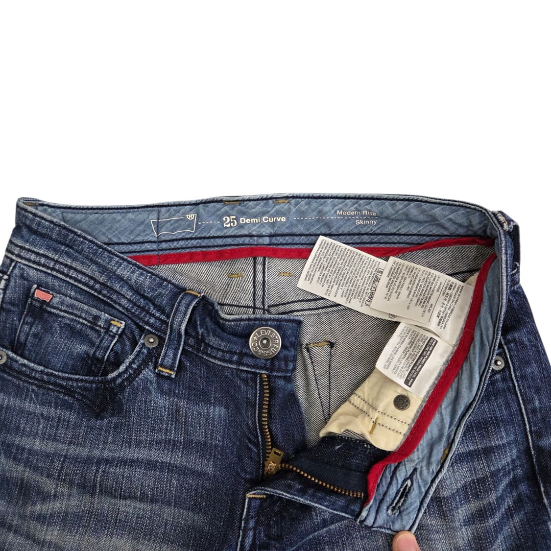 Levi's 리바이스 25 demi curve 데님 청바지 상품이미지4