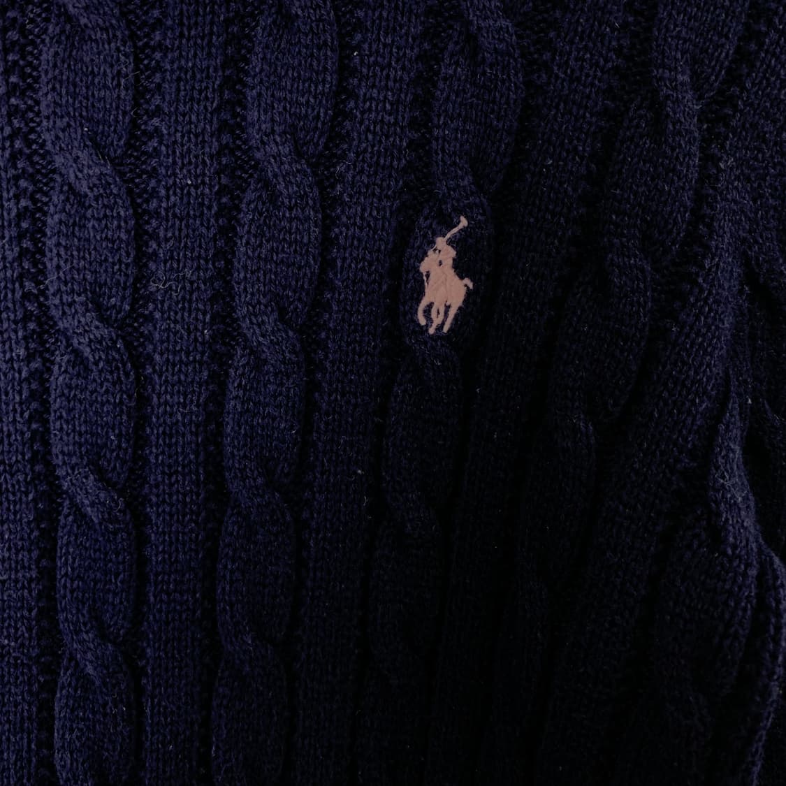 폴로 랄프로렌 네이비 꽈배기 니트 상품이미지3