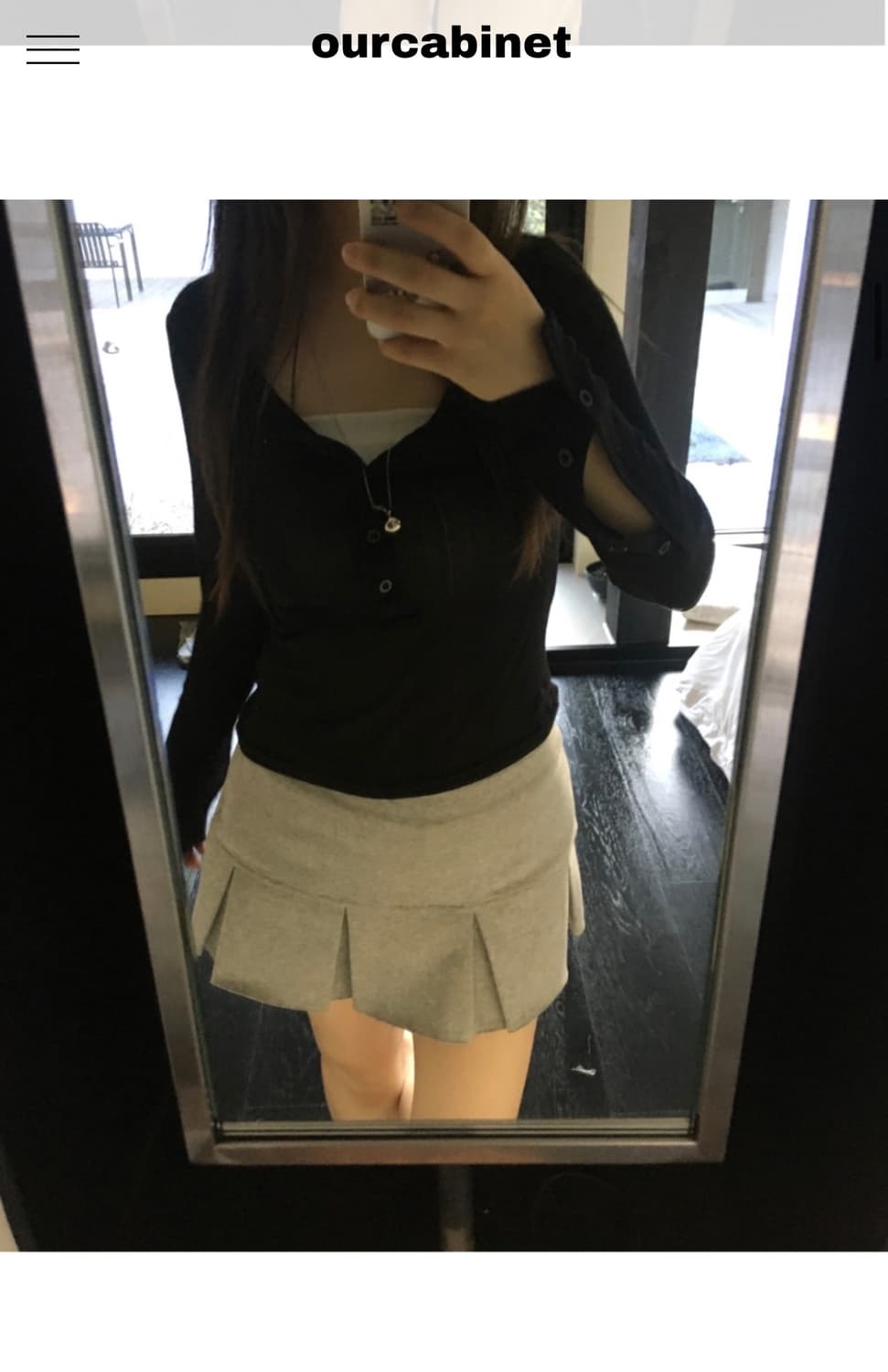 아워캐비넷 milk button tee 상품이미지2