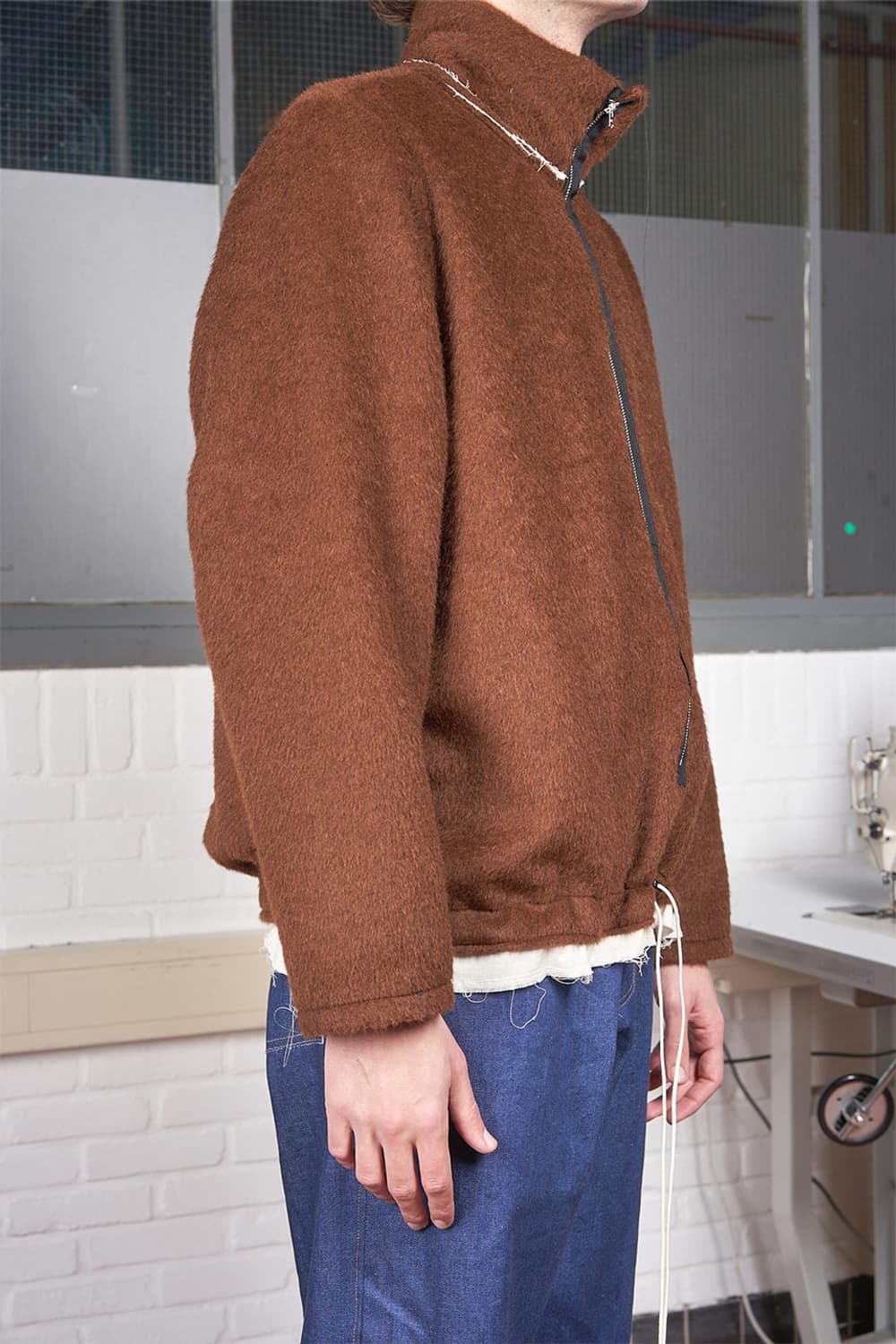 Camiel Fortgens 플리스 아노락 브라운 상품이미지5