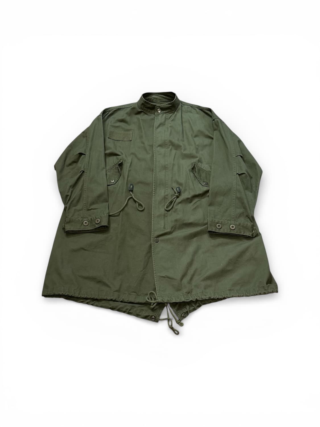 언아웃핏 M-65 오버핏 카키 피쉬테일 파카  상품이미지1