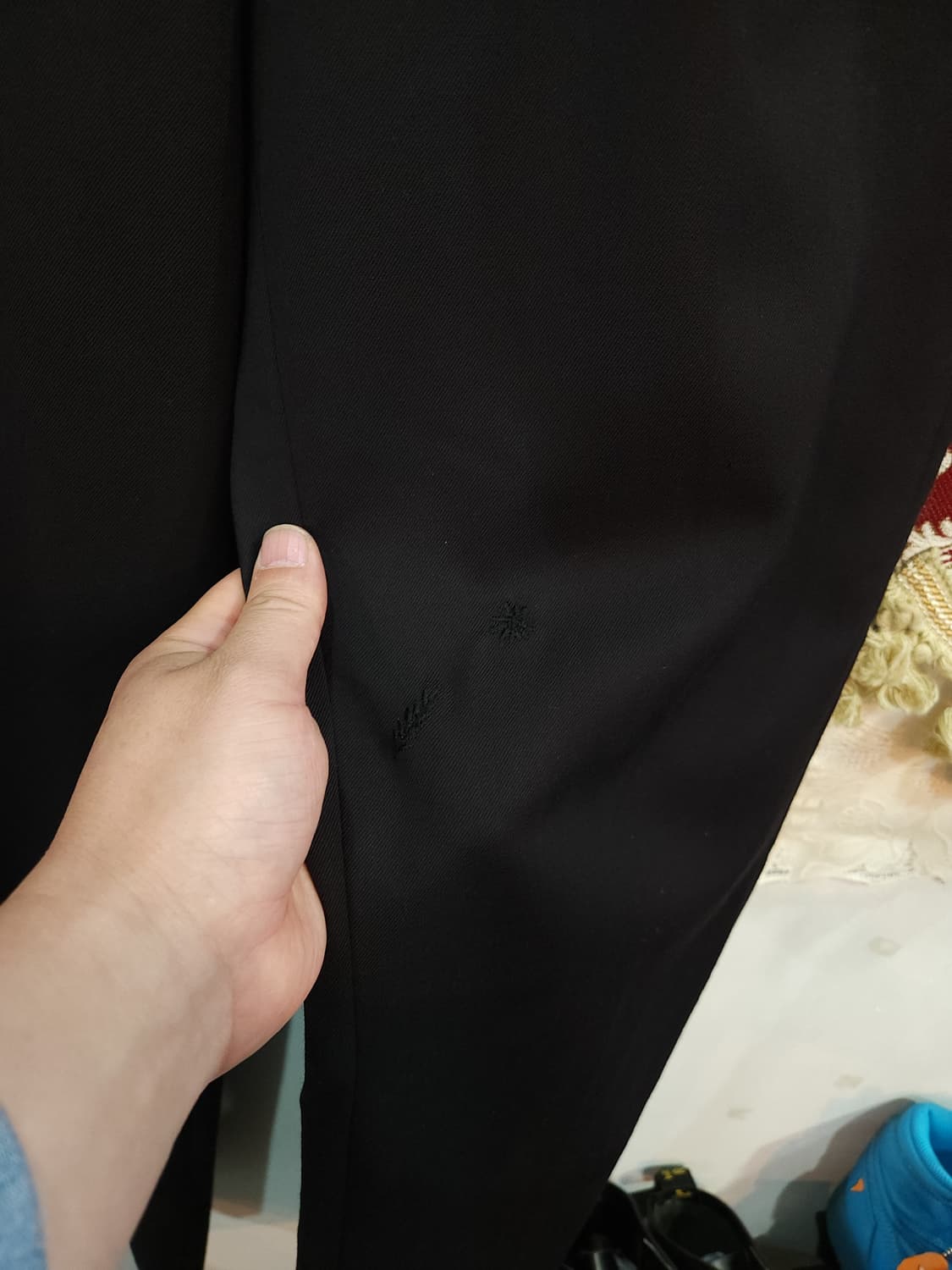 라프시몬스 울 캐시미어 블랙 슬랙스 팬츠

 상품이미지3