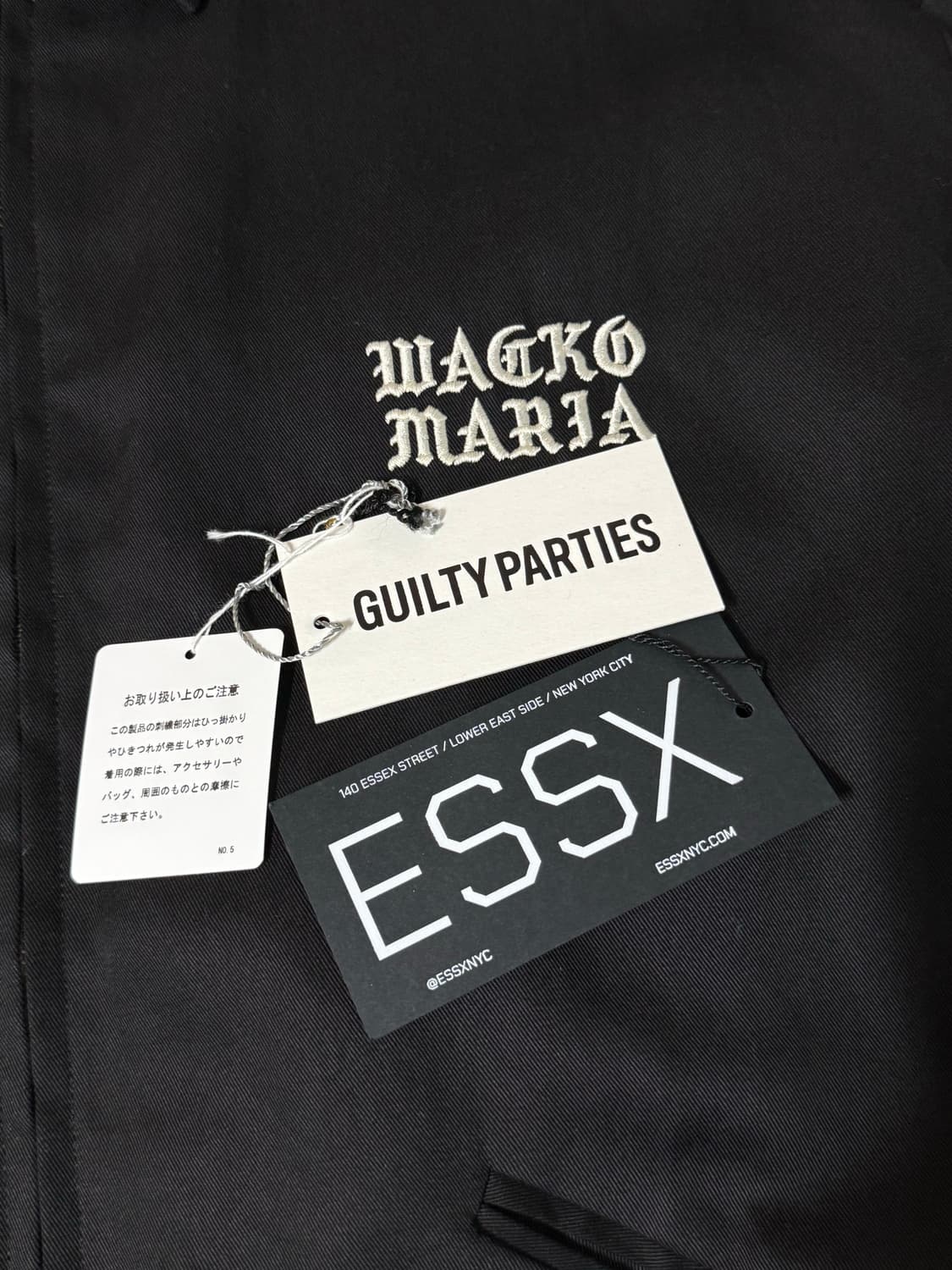 [L] 와코마리아 라이오셀 베트남 자켓 블랙 상품이미지4