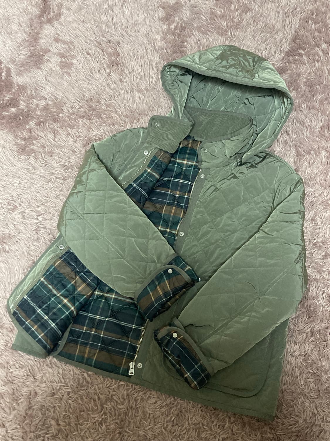 탑텐 체크 항공 점퍼 상품이미지2