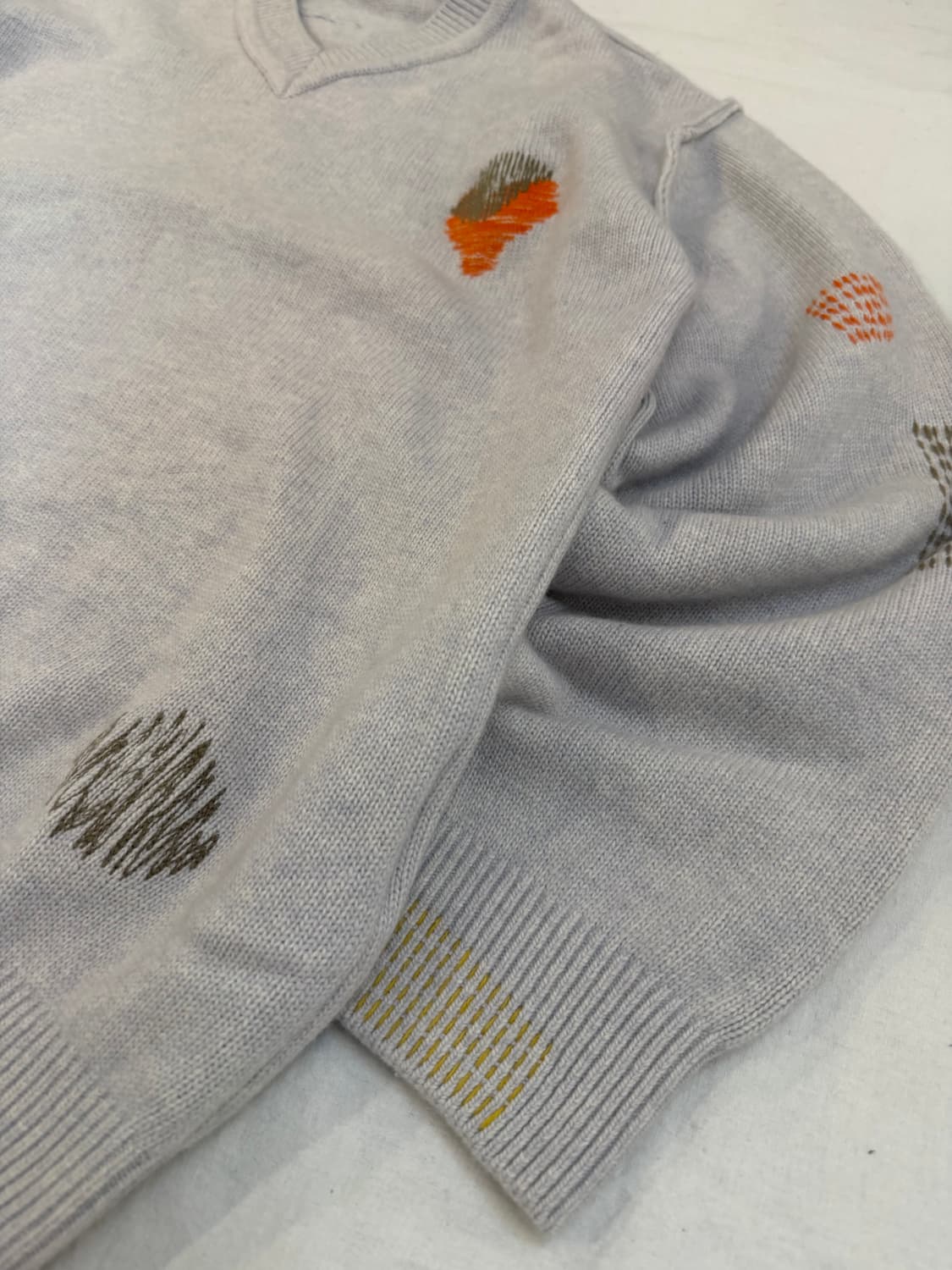 아더에러 20FW 소잉 울 니트 라이트 퍼플 상품이미지2