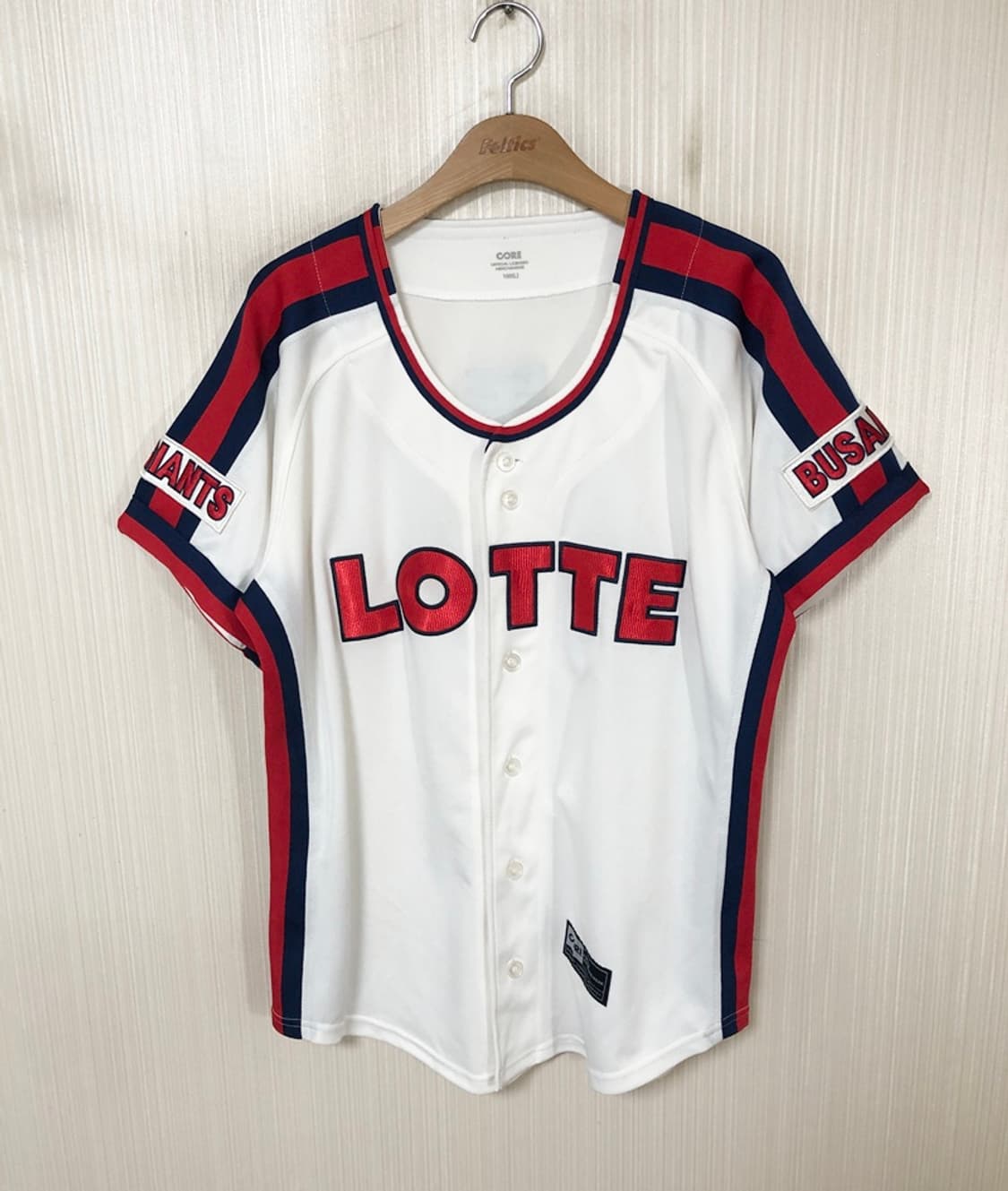 KBO CORE 롯데자이언츠 챔피언홈 어센틱유니폼 L #91 윤동희 상품이미지2