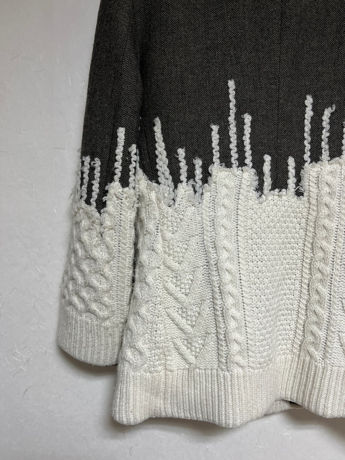 [36] 마르지엘라 투톤 헤링본 블레이저 자켓 상품이미지10