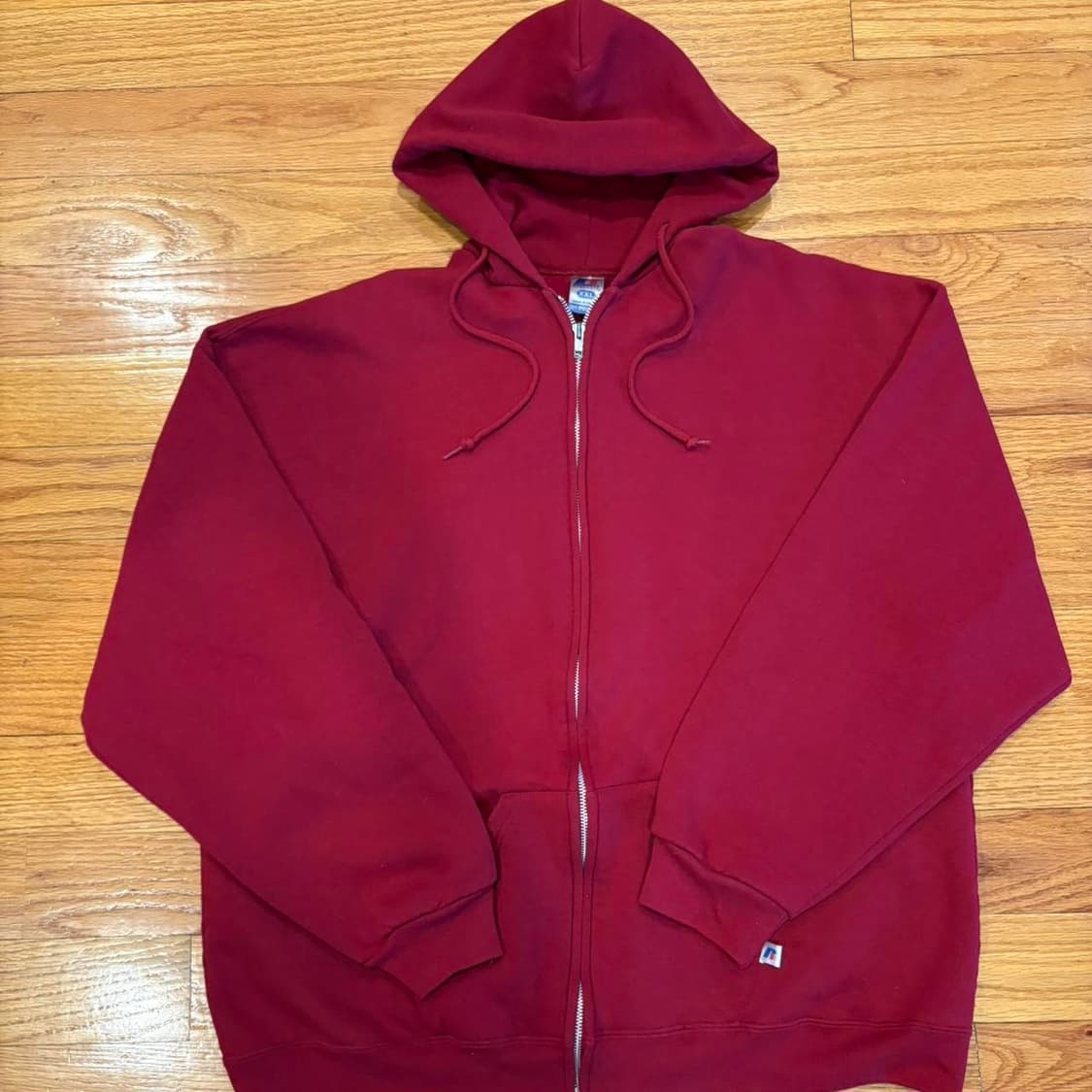 00s 러셀 애슬레틱 후드집업 레드 상품이미지2