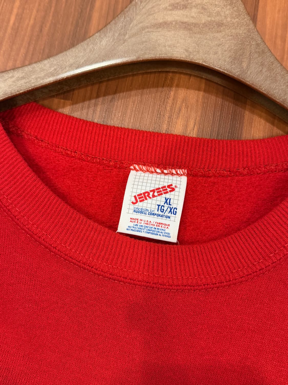 90s Jerzees 저지스 ROSEWOOD 스웻셔츠 (USA) 상품이미지8