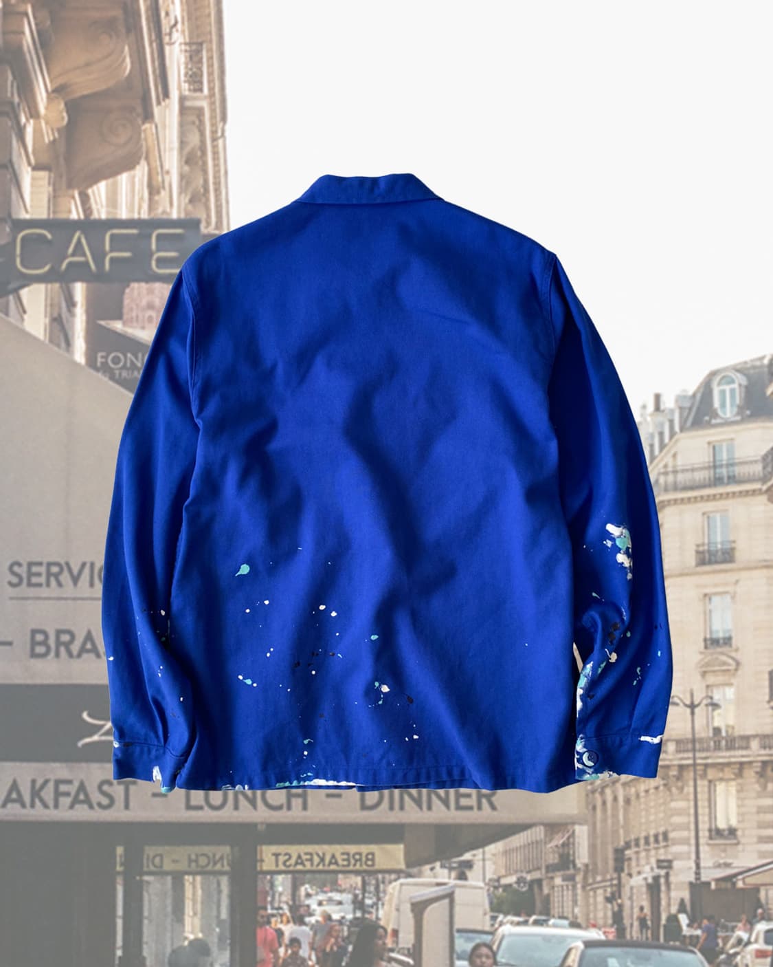 오리지널 빈티지 페인팅 프렌치 워크자켓 030 상품이미지2