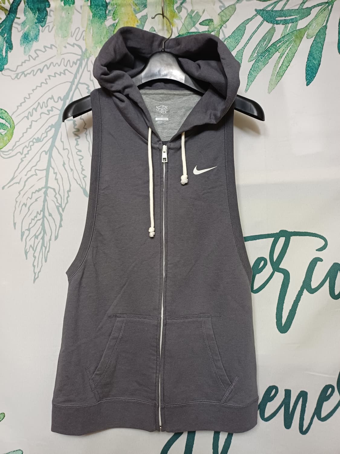 나이키 스우시 후드 집업 조끼 M 상품이미지1