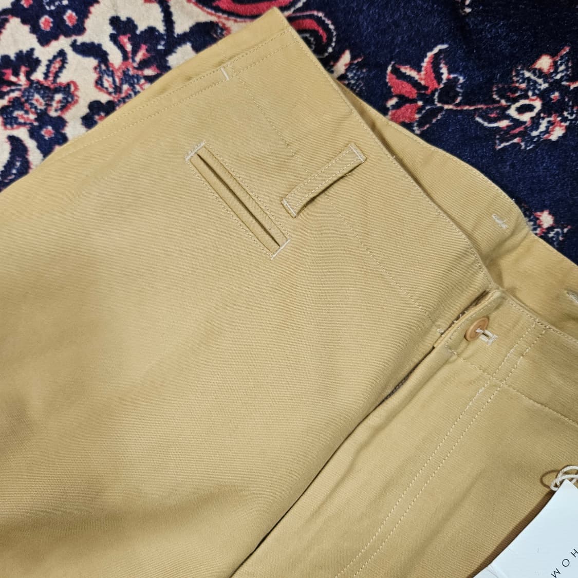 (새상품)토마스모어 와이드 코튼 넬리 팬츠 M size 상품이미지5