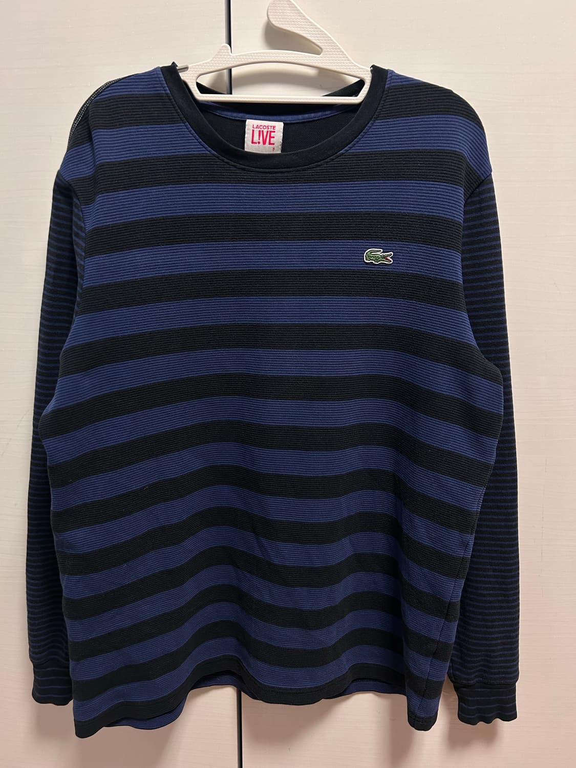 라코스테 라이브 스트라이프 긴팔 티셔츠 100 상품이미지1