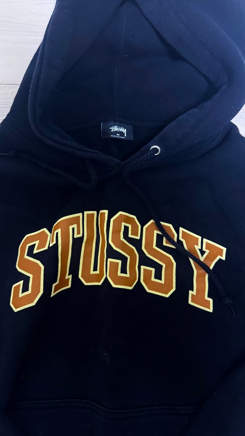 스투시 블랙 후드티 M 상품이미지1