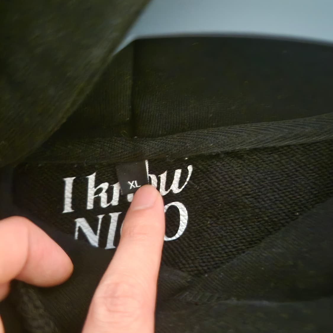 ​[XL] 니고 I Know NIGO 빅로고 그래픽 후드티 상품이미지2