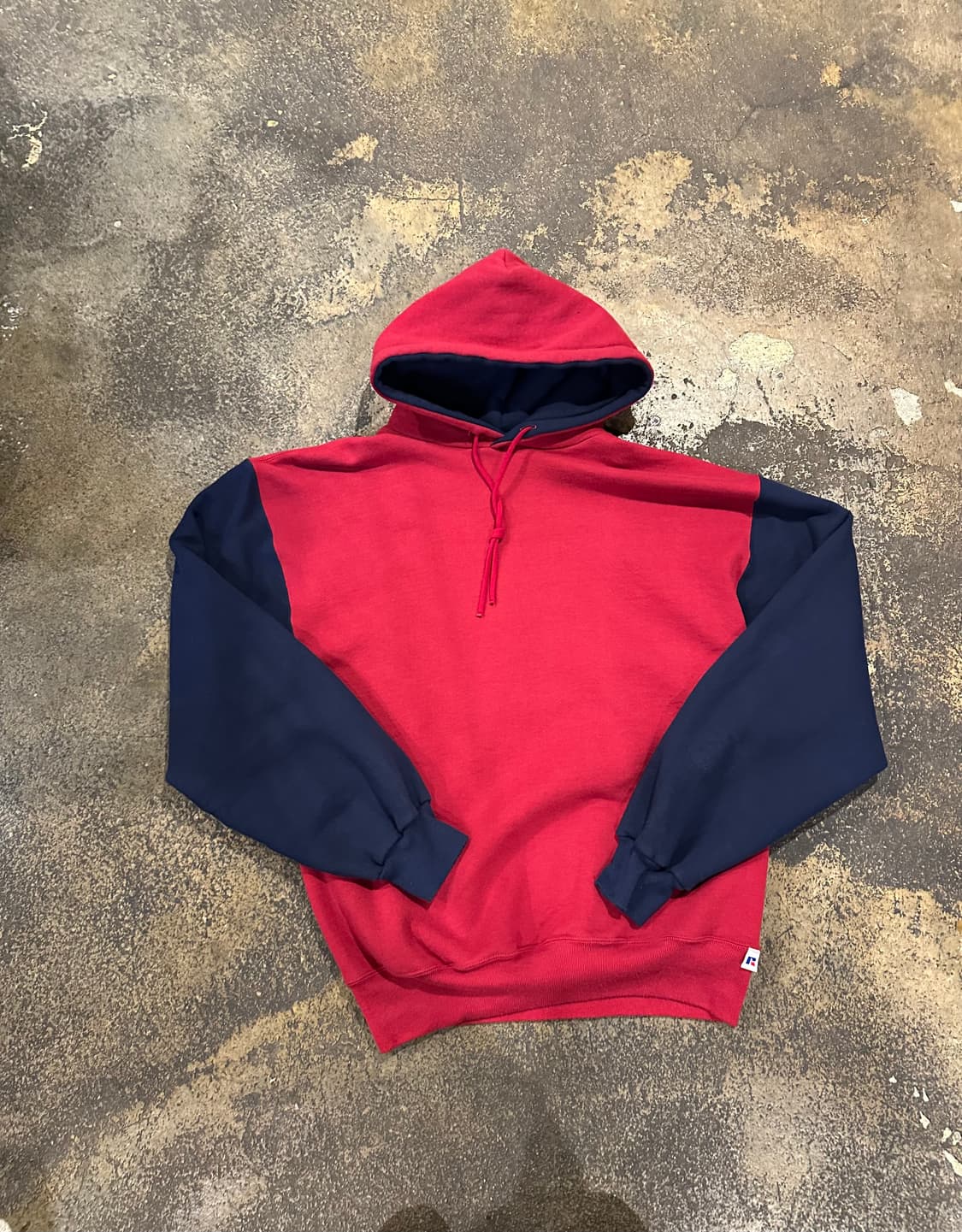 빈티지 90s 러셀 투톤 후드티 상품이미지1