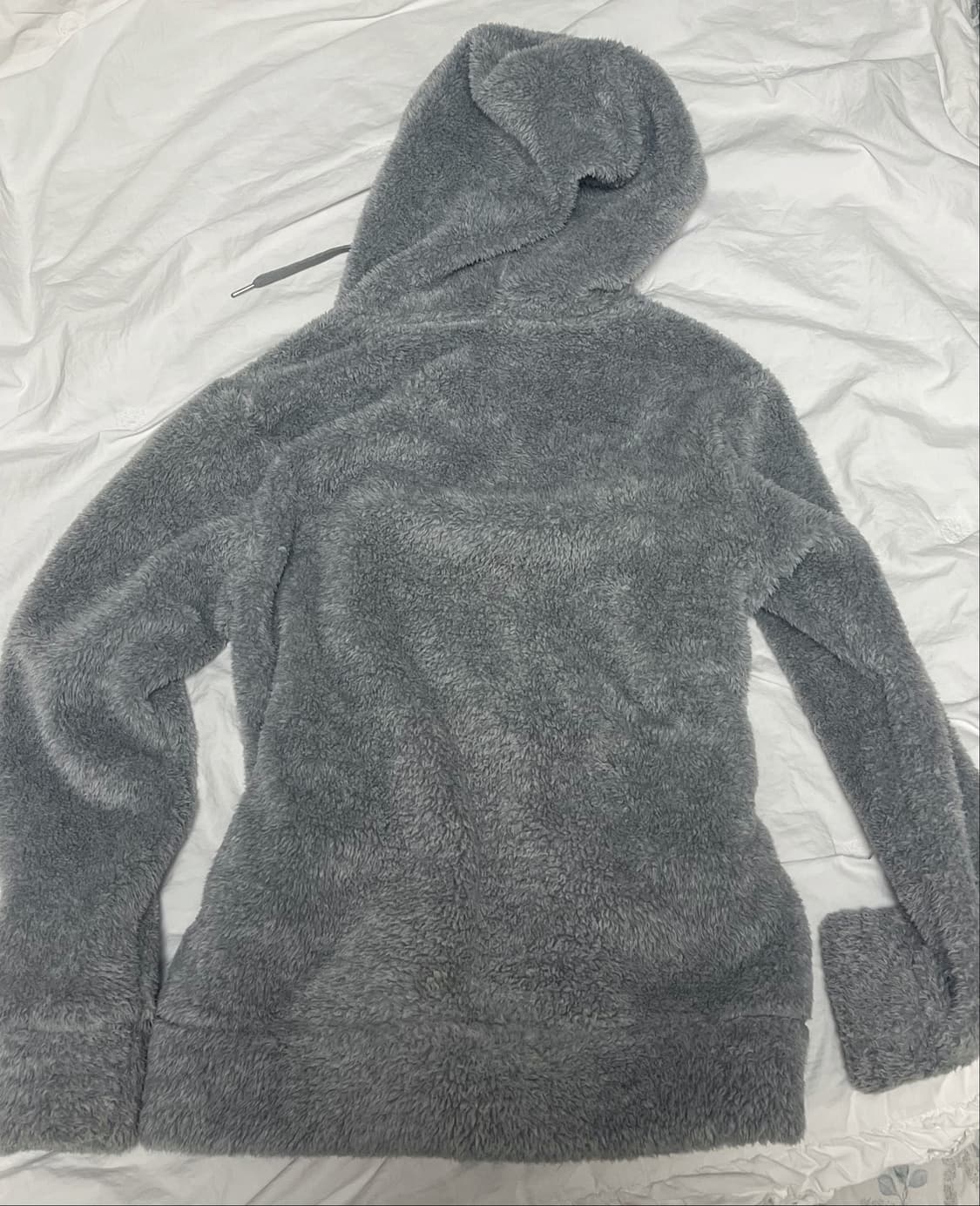 챔피온 로고 후리스 후드집업 상품이미지3