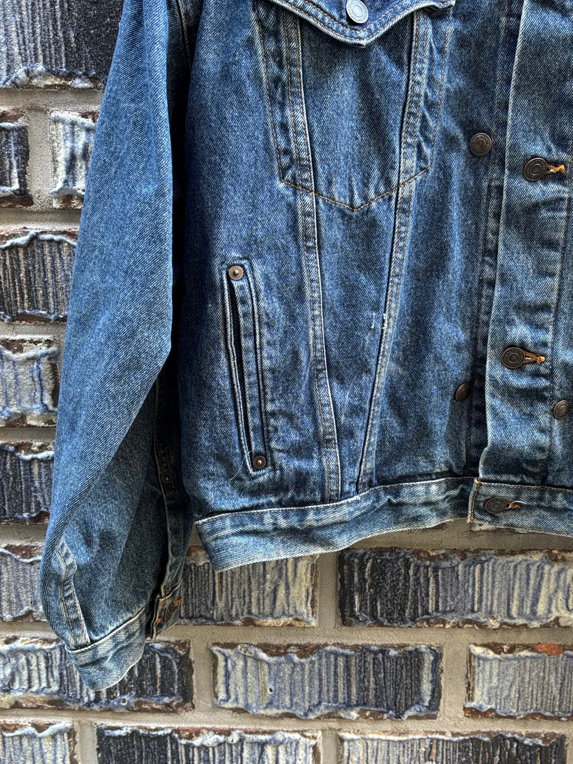 90s wagonseast 웨스턴 데님 트러커 상품이미지4