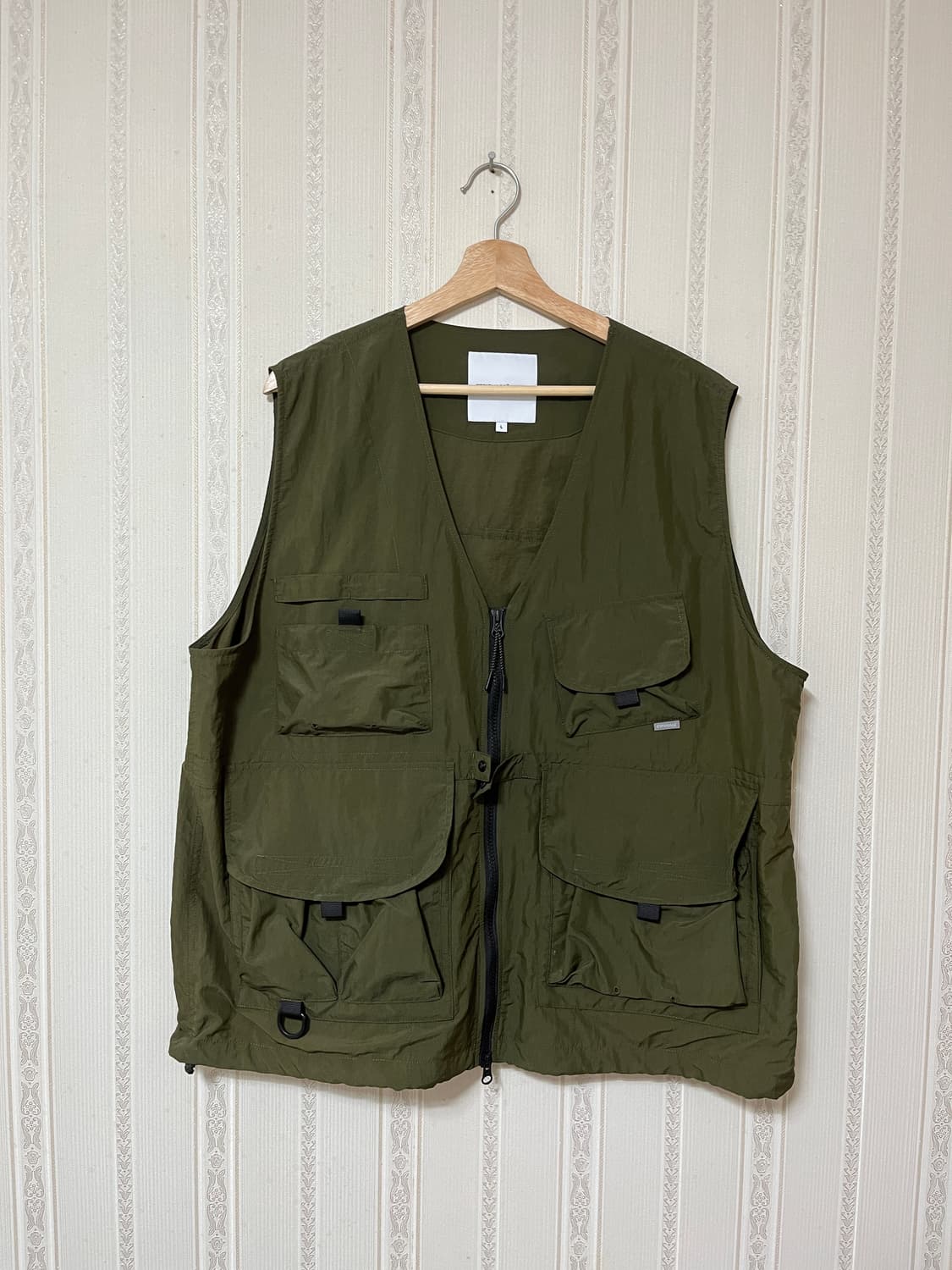 에스피오나지 Fisherman Utility Vest Dark Olive 상품이미지1