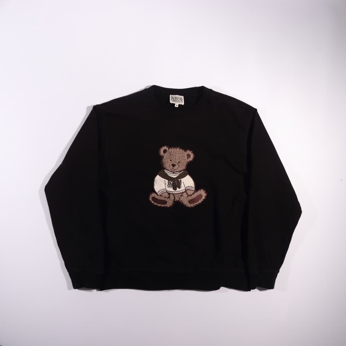 곰돌이 패치 맨투맨 B321 상품이미지1