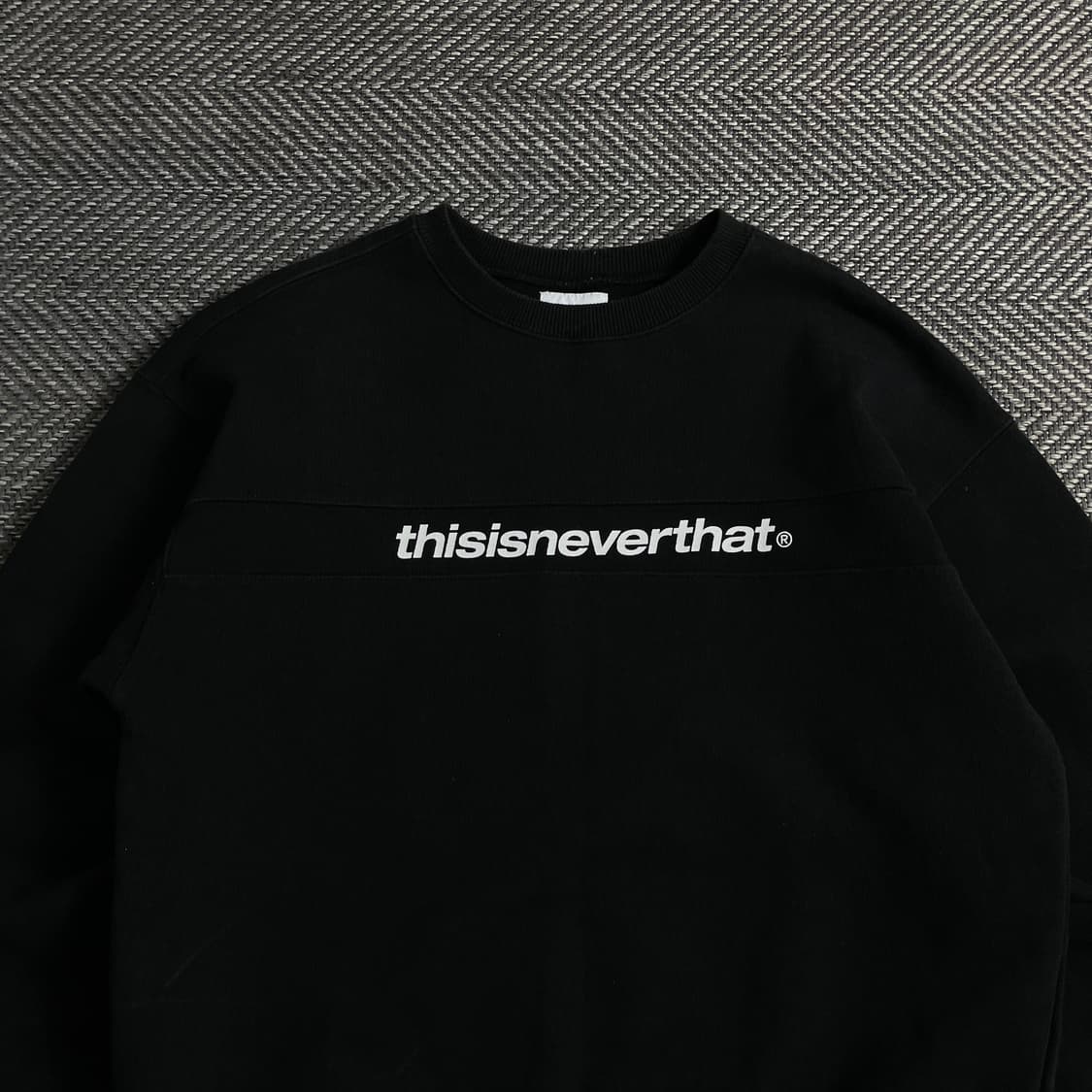 디스이즈네버댓 빅로고 박시핏 맨투맨o 3801 상품이미지4