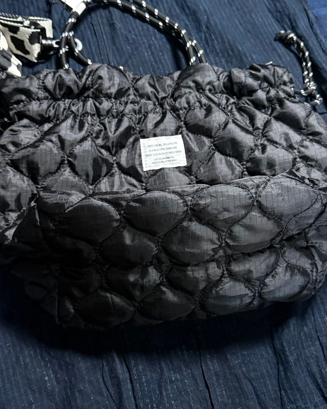 클래식 엘프 x 자바 2Way 퀼팅 숄더백 상품이미지4