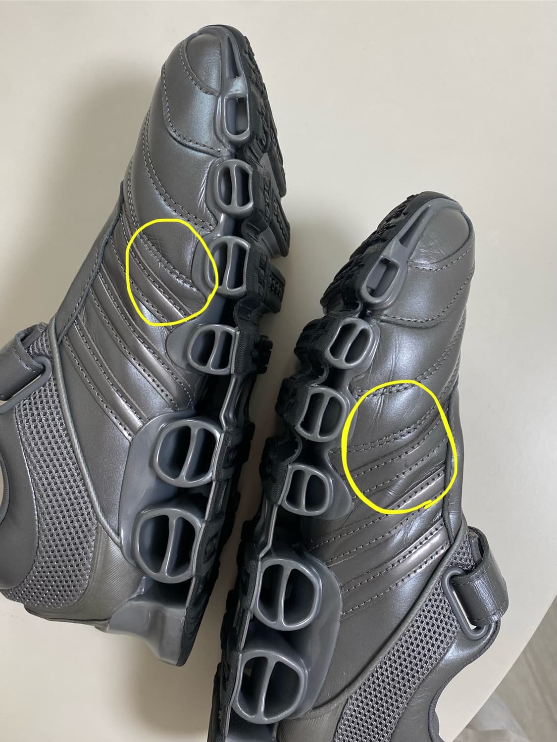 아디다스 x 타끄와 빈트 알리 메가라이드 메리 제인 아이언 메탈릭 사이버 상품이미지4
