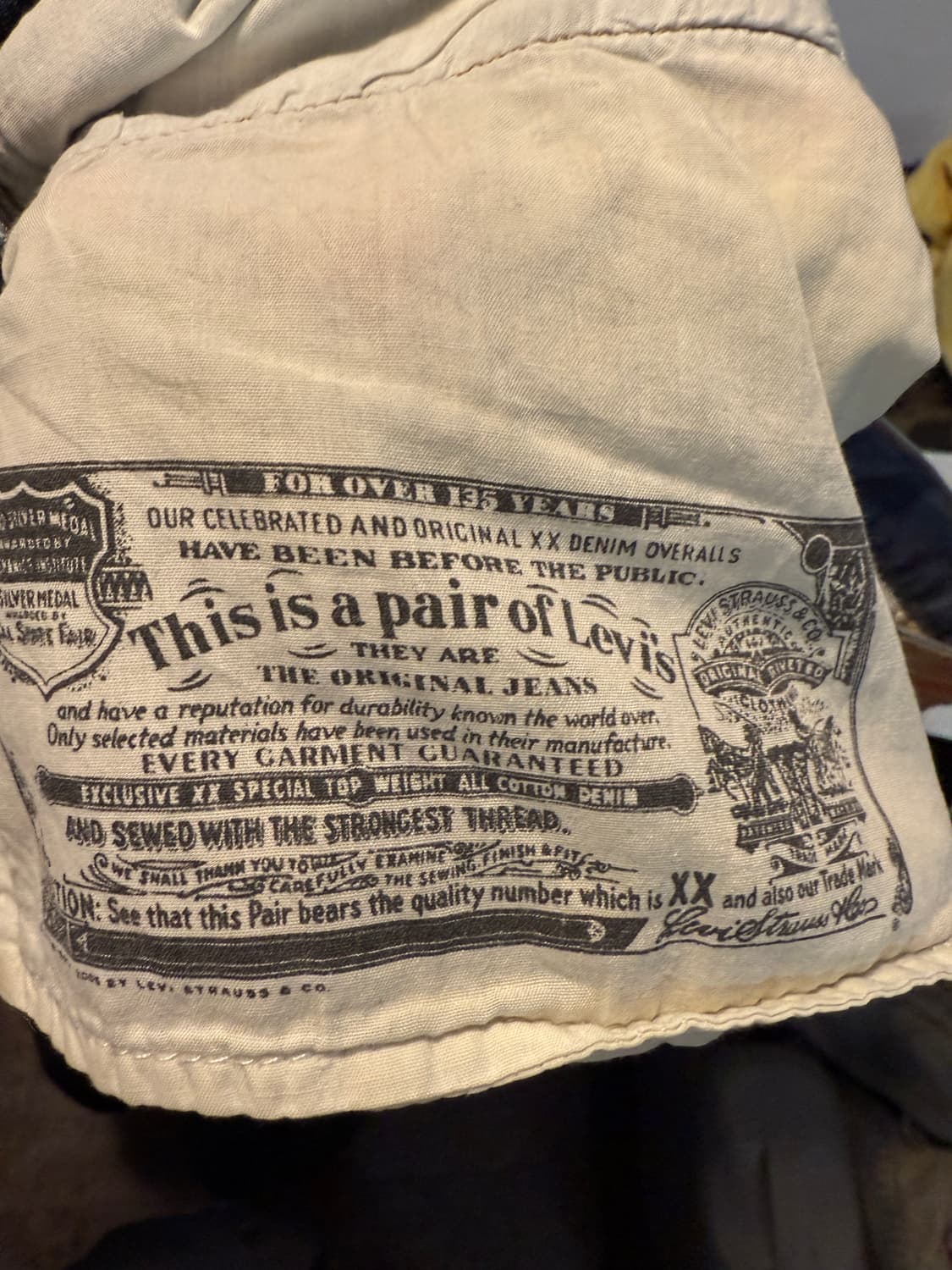 리바이스 501 워싱 34/32 상품이미지4