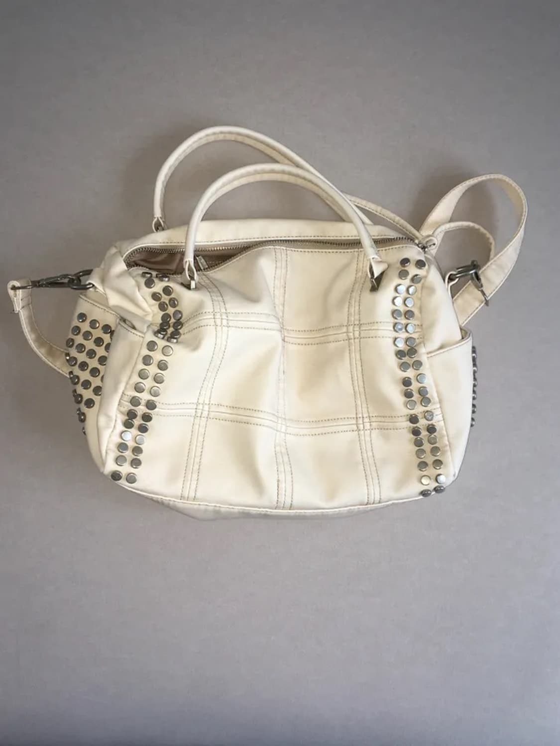 stud bag 스터드 숄더백 아이보리 상품이미지1