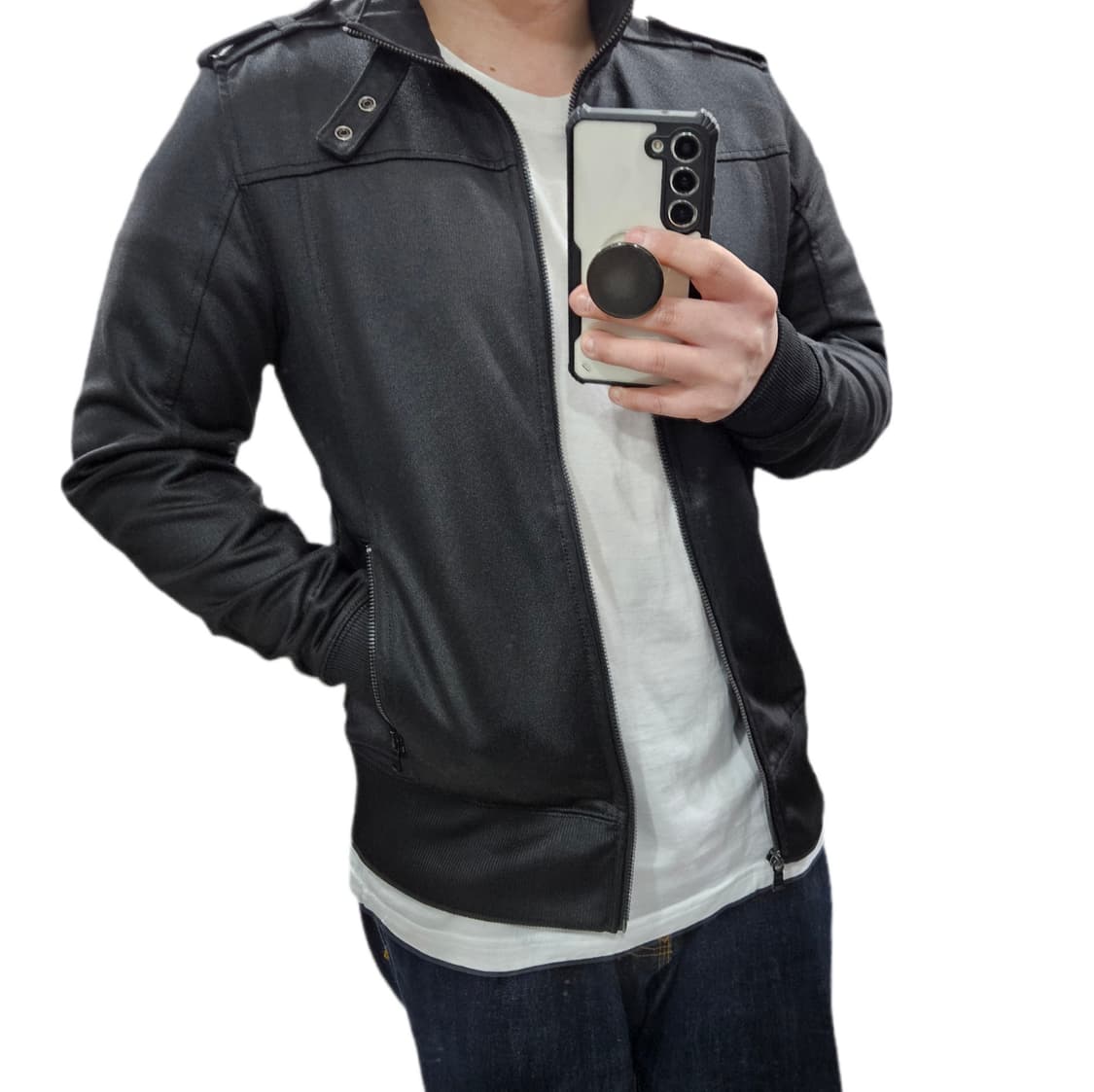 95 캘빈클라인 바이커 자켓 상품이미지2