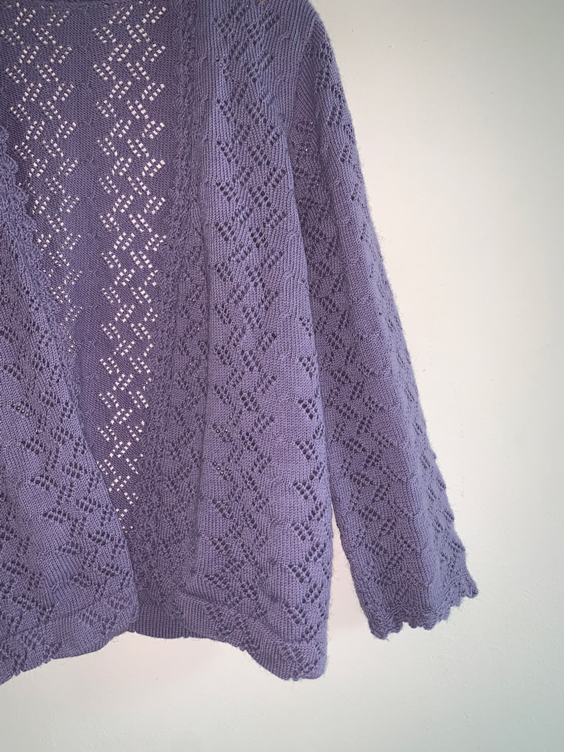 Purple punching cardigan 상품이미지3