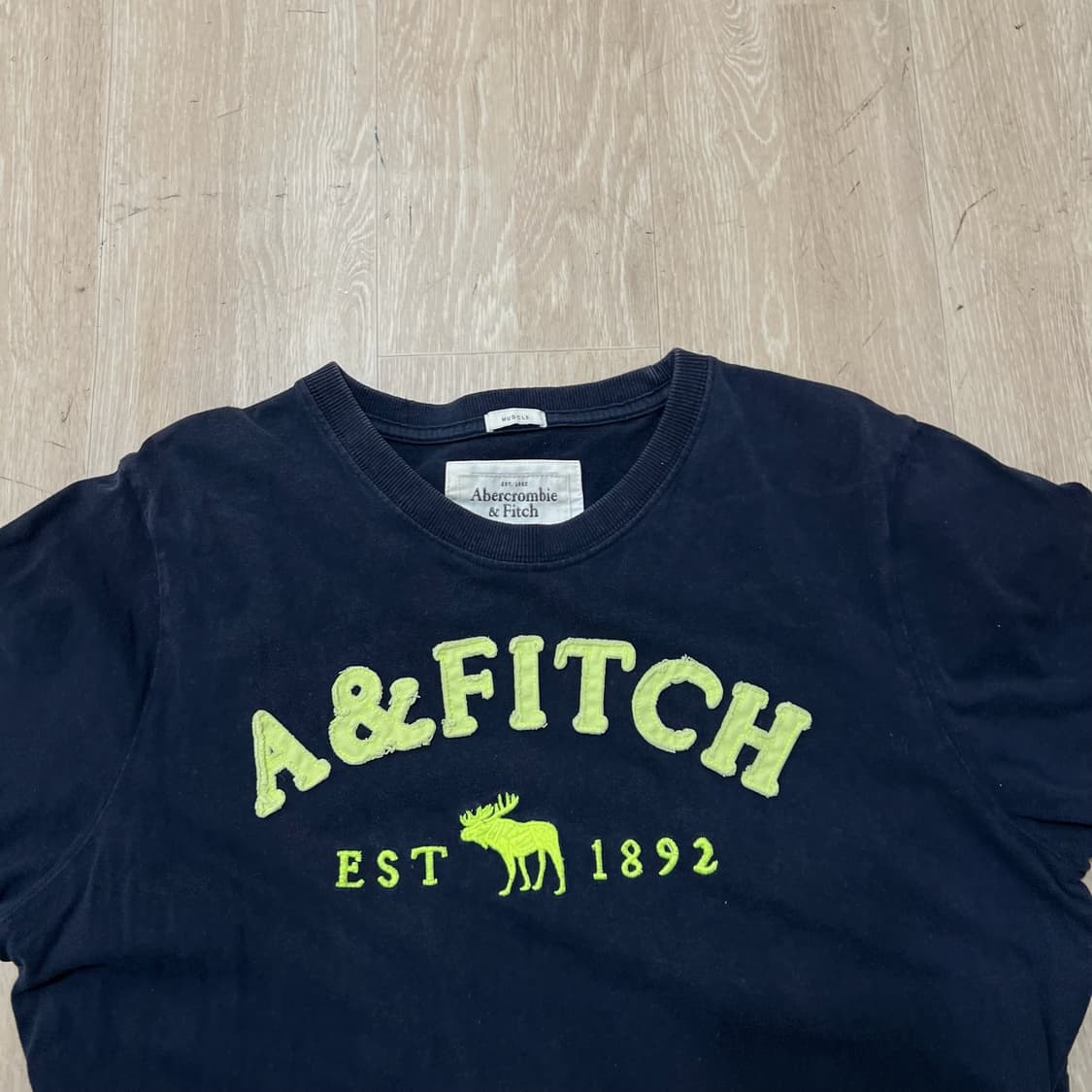 아베크롬비 빅로고 슬림핏 반팔티 XL/105  상품이미지2