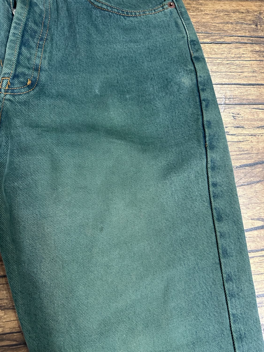90s USA Levis 리바이스 501 컬러데님 실측27-28 상품이미지9