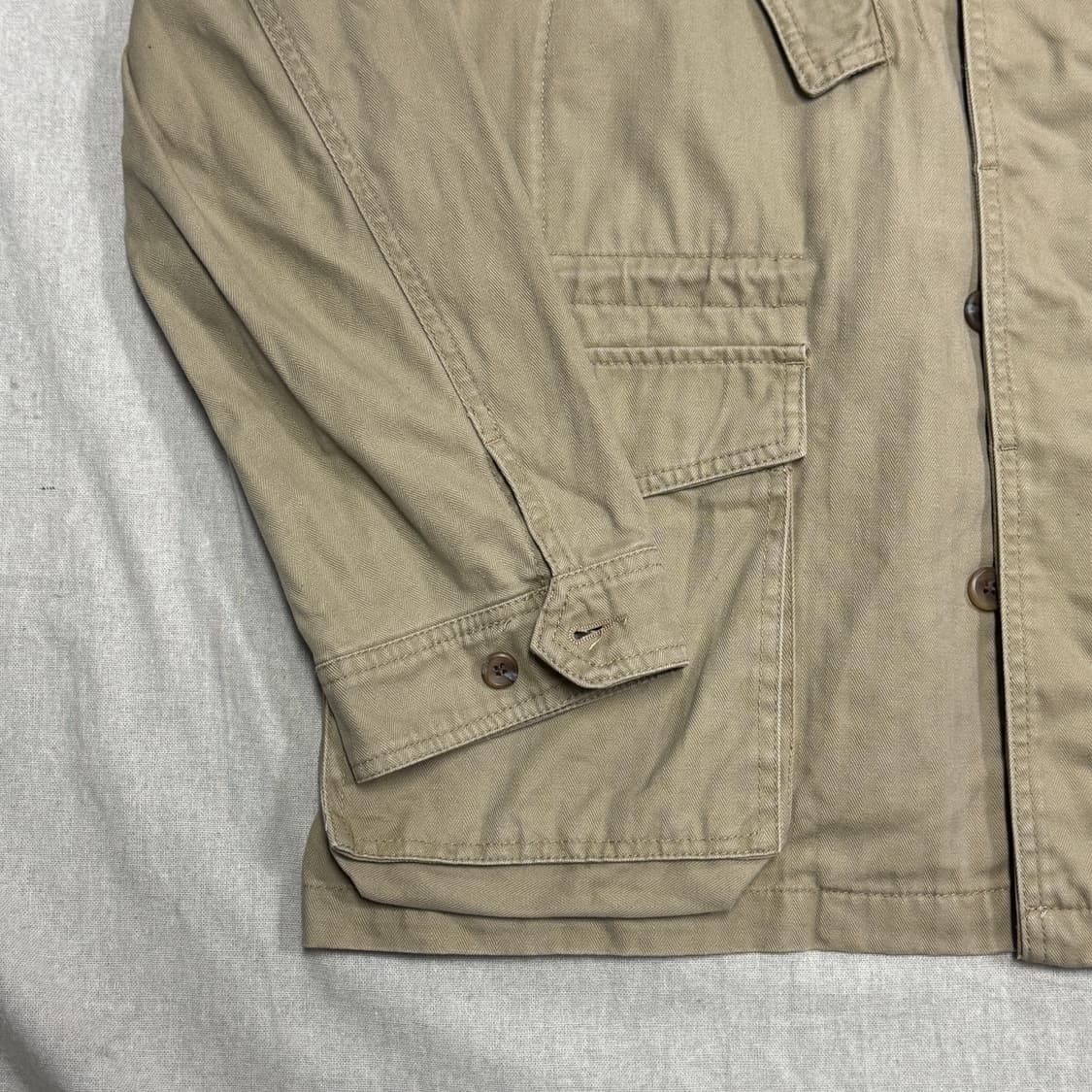 유니폼브릿지 베이지 사파리 유틸리티 자켓 XL 상품이미지3