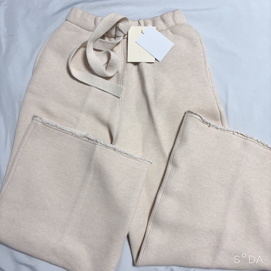 렉토 린넨 니트 와이드 팬츠 S 상품이미지1