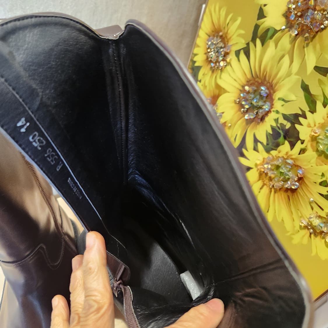 “초콜릿 러그솔 통굽 미들부츠✨ 실루엣 미쳤어요”250 상품이미지8