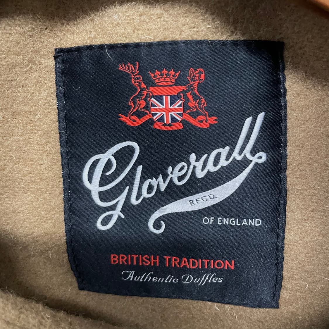 90s 글로버올 GloverAll 더플 코트 후드 떡볶이 코트 상품이미지8