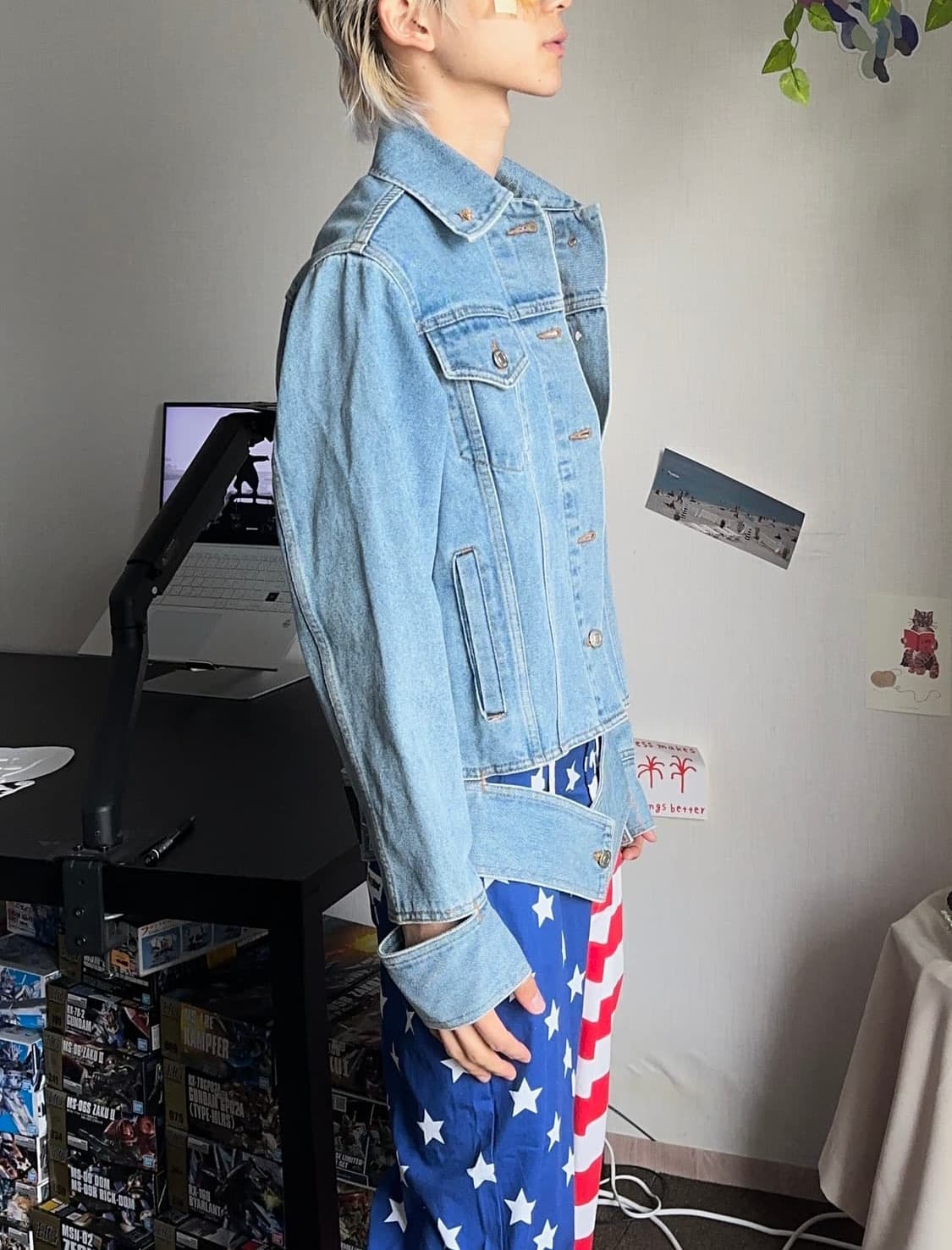 문탠(MOONTAN) 해체주의 데님 자켓 상품이미지4