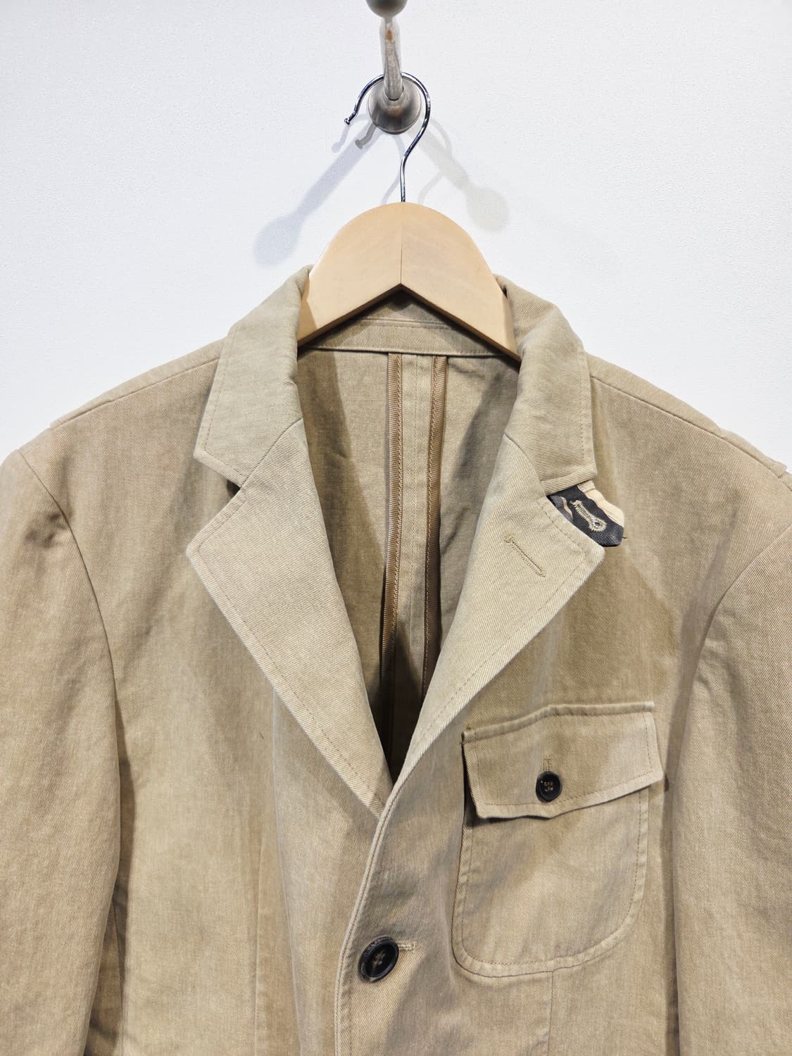 MAERYO 매료 빈티지 워싱 코튼 사파리 자켓 상품이미지3