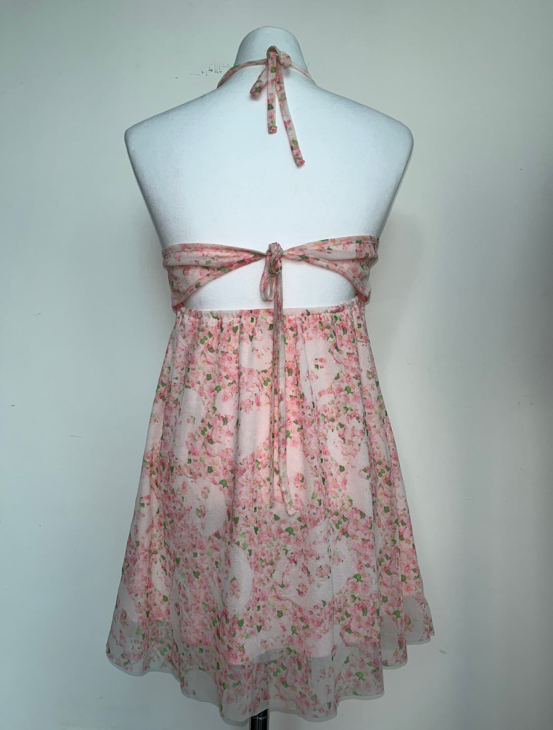 (초레어) 히스테릭 글래머 스컬 해골 꽃무늬 레이스 캐미솔 원피스 드레스 상품이미지4