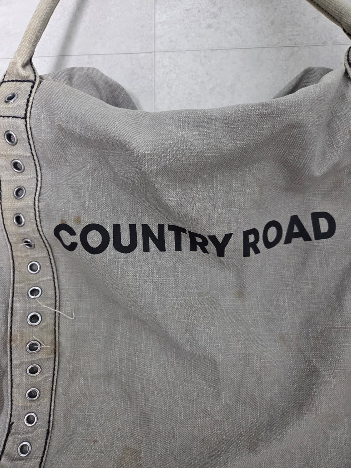컨트리로드(Country Road) 빈티지 캔버스 더플백 보스턴백 상품이미지4
