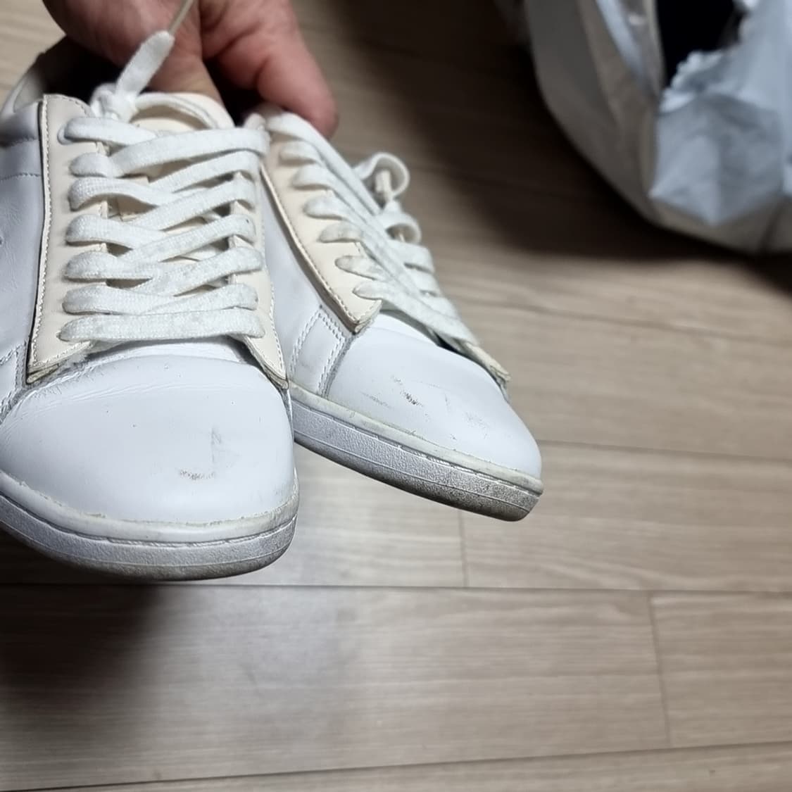 라코스테 흰색 스니커즈(240) 상품이미지5