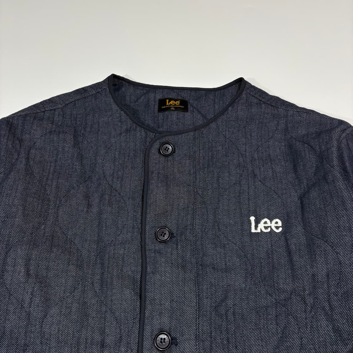 리 노카라 데님 퀼팅 자켓 상품이미지2