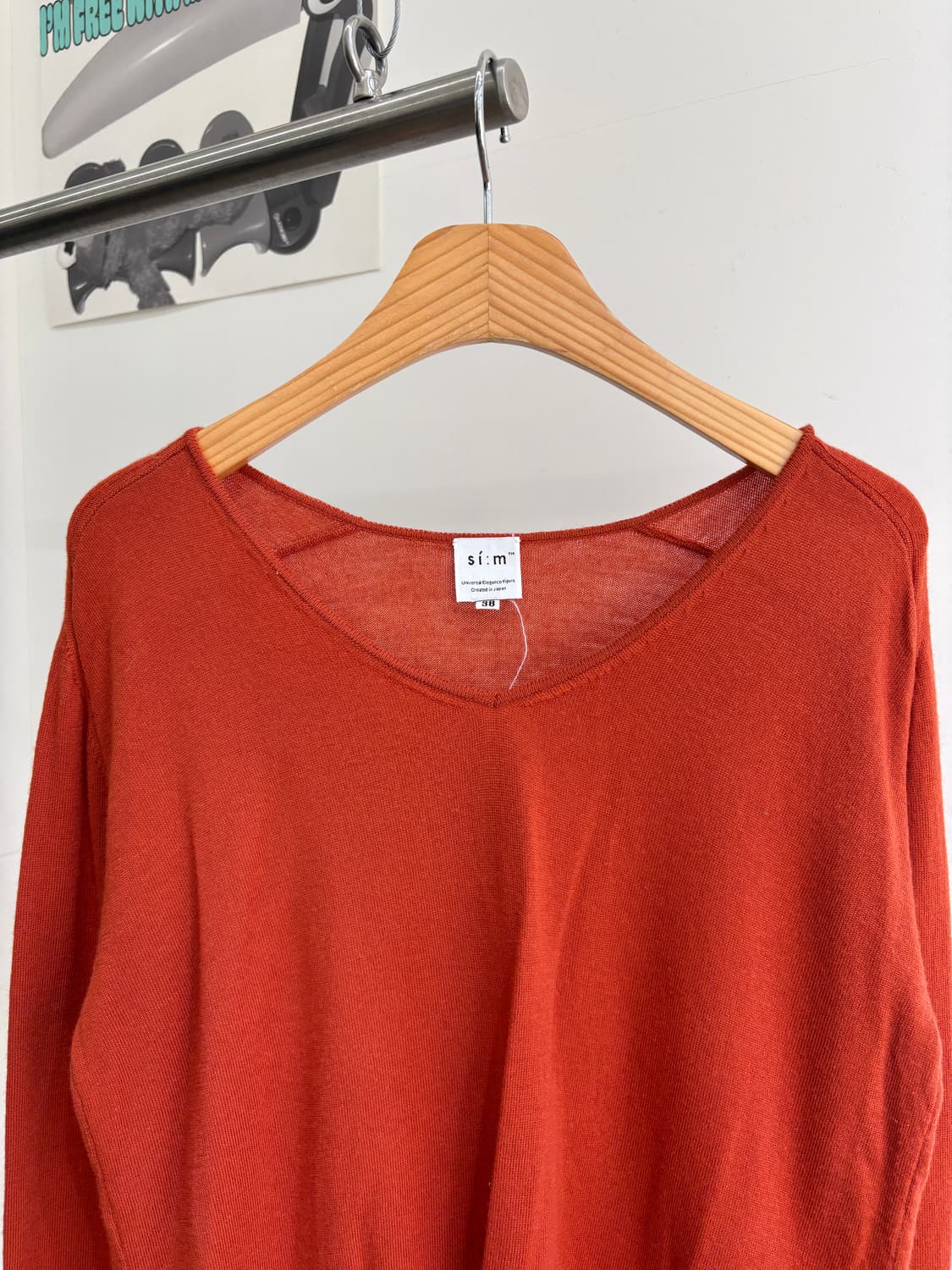 SI:M (Made in Japan) 브이넥니트 상품이미지2