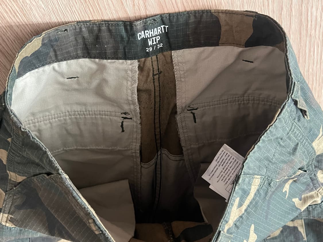 칼하트 wip 카모 카고 팬츠 [29/32] 상품이미지6