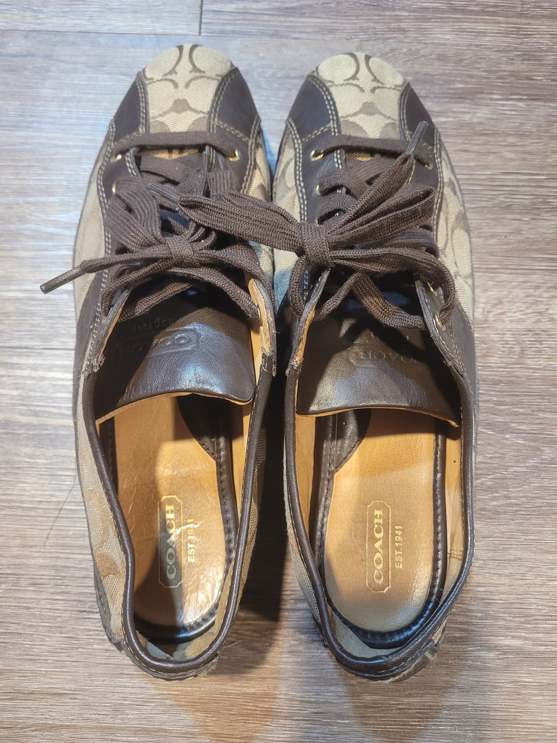 코치 시그니처 브라운 남성 스니커즈 상품이미지2