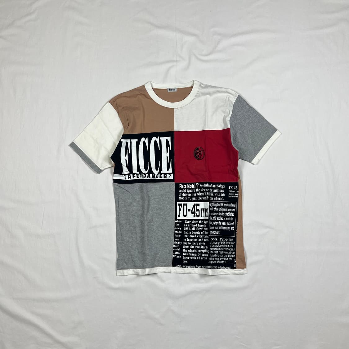 90’s 97년도 ficce 요시유키코니시 반팔티 상품이미지1