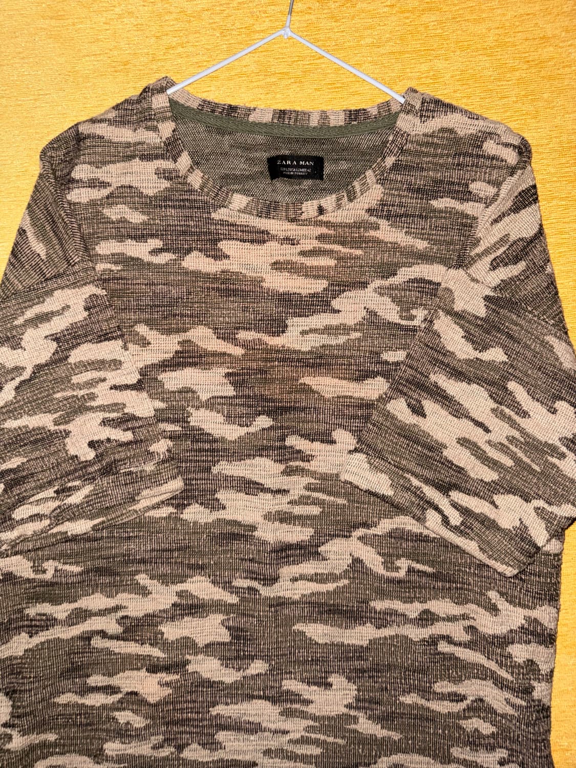 ZARA MAN 카모 반팔티 상품이미지3