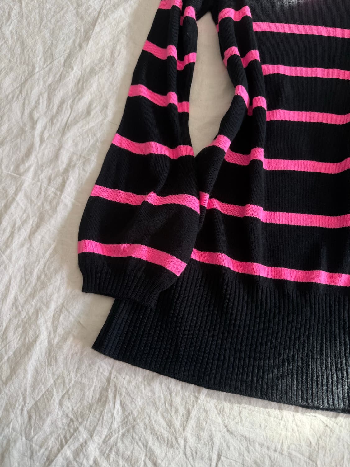 캐캐체 갸루펑크 단가라 니트 미니 원피스 상품이미지2