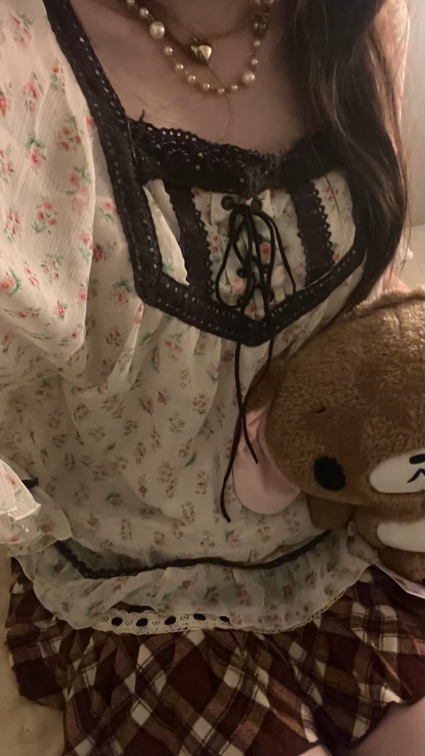 히메카지 튜닉 블라우스 히메갸루 엑시즈팜 라떼갸루 리즈리사 트랄라라 상품이미지2